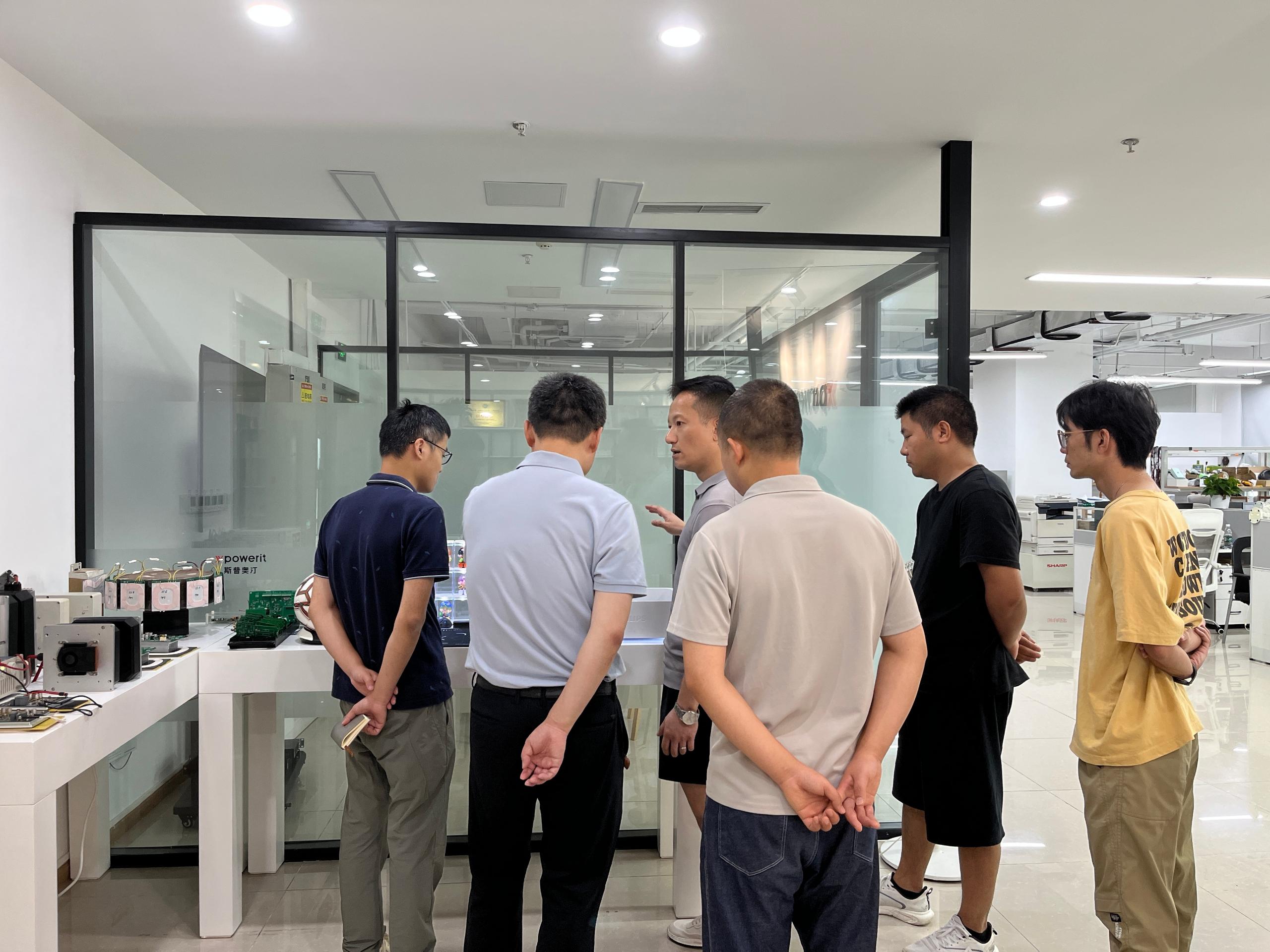 苏州安洁科技同仁来访我司共同探索无线充电未来可能性